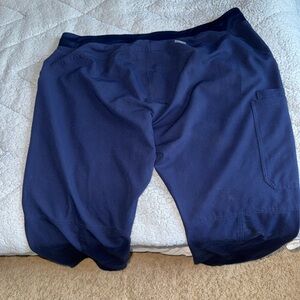 figs scrub bottom navy blue